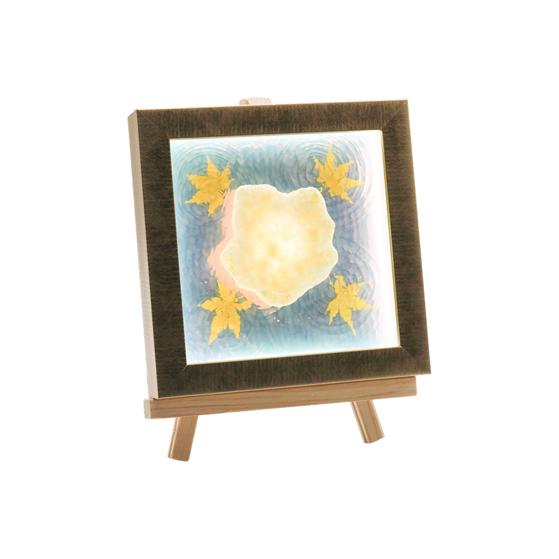 Water ripple amber maple leaf simulation art lamp - Maple Shadow Lamp