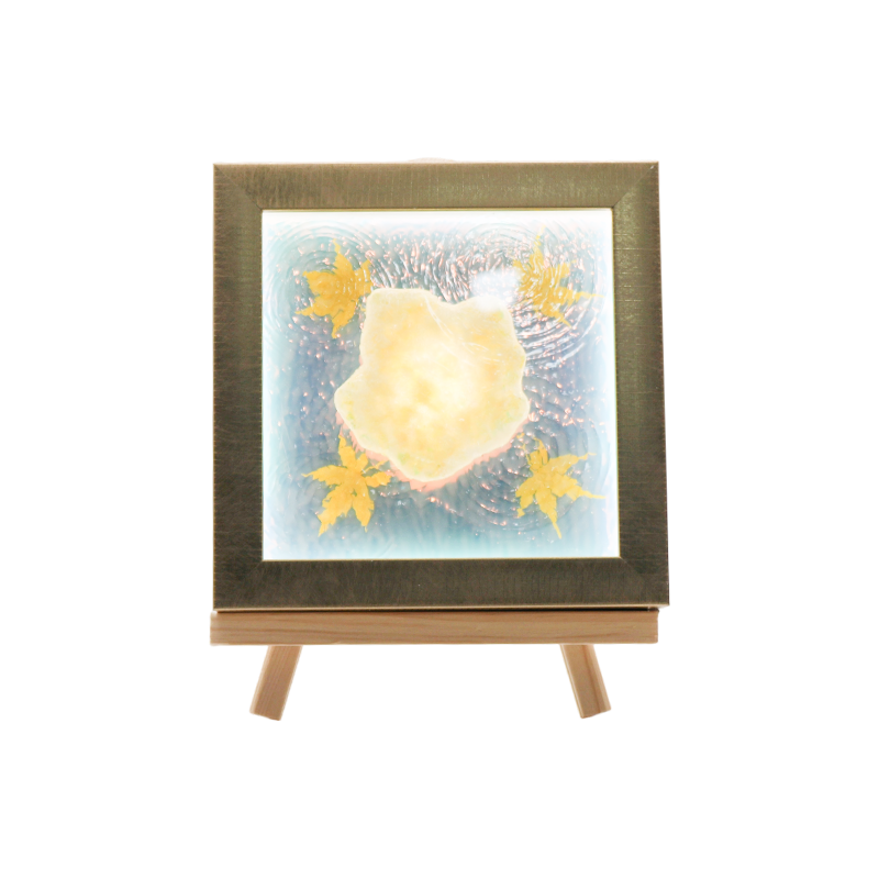 Water ripple amber maple leaf simulation art lamp - Maple Shadow Lamp