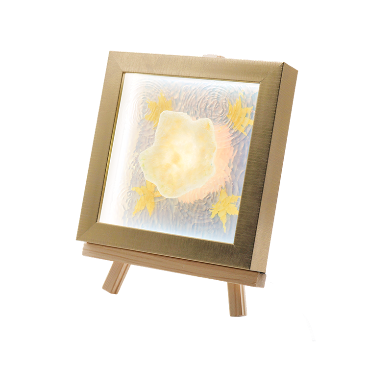 Water ripple amber maple leaf simulation art lamp - Maple Shadow Lamp