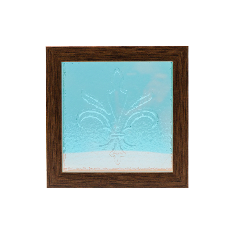 Square pink at purple petal texture crystal lamp-Bulaklak ng Eden